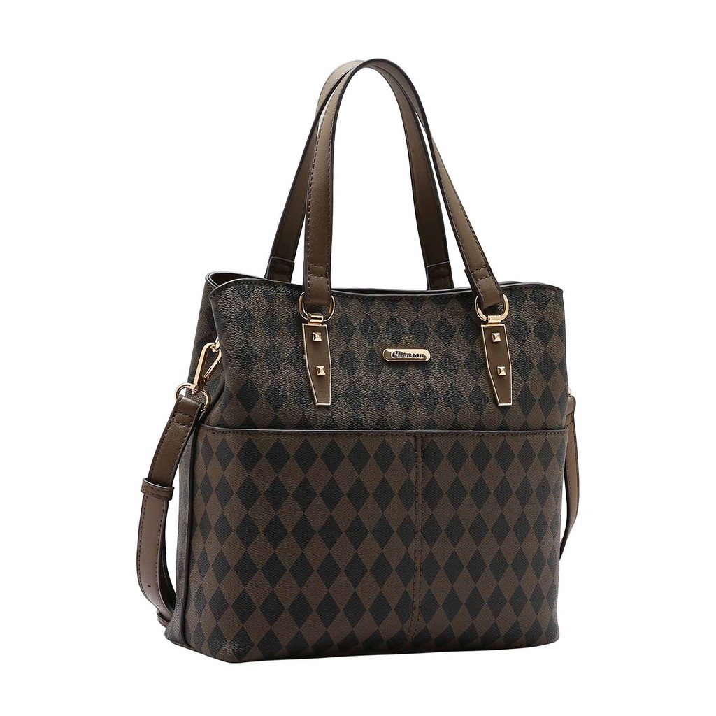 Bolsa Feminina Chenson Original Geométrica Saco 3484849 em Oferta na Shopee