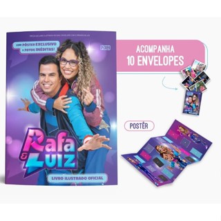 Álbum Oficial Rafa & Luiz + 10 Envelopes De Figurinhas em Oferta na Shopee