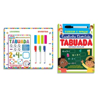 Combo Escolinha Divertida Tabuada - Kit com 2 Livros em Oferta na Shopee