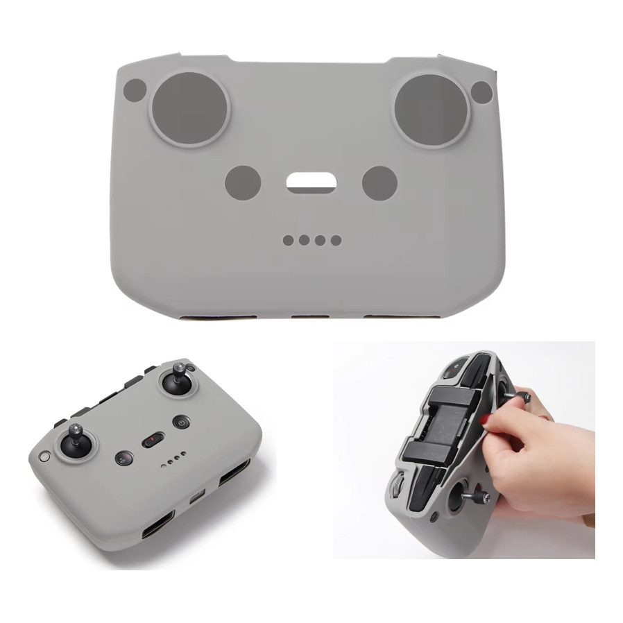 Capa Silicone P/ Controle Drone Dji Mini 2/3/4 Pro Air 2s Se