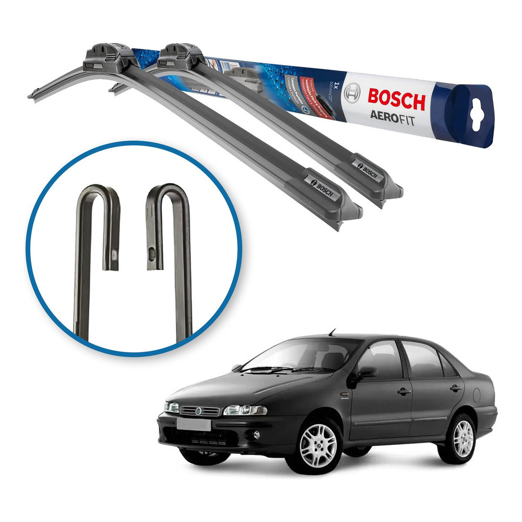 Palheta Limpador Parabrisa Original Bosch Fiat Marea 1998 A 2007 em Oferta na Shopee