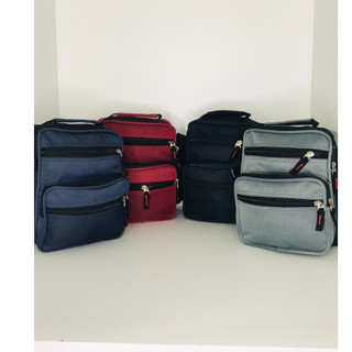 ASAYONG Bolsa Media de Nylon Transversal e de Mão Unissex Ref 882