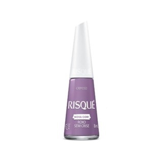 Esmalte Risqué Cremoso Roxo Sem Crise 8ml em Oferta na Shopee