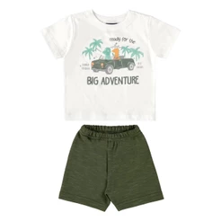 Conjunto Camiseta e Bermuda Infantil Menino Guloseima