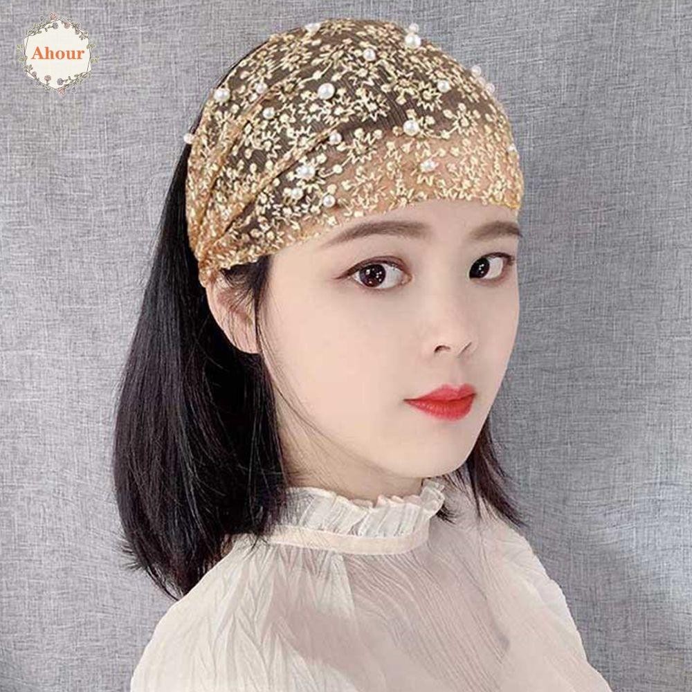 AHOURSG Acessórios De Cabelo Femininos Design De Moda Ornamento Vintage Maquiagem Estilo Coreano Desgaste