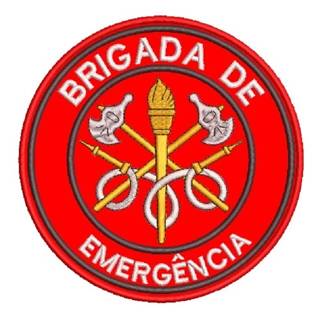 Patch Bordado Brevê Brigada de Emergência - Bombei.ro