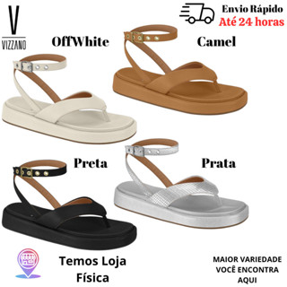 Sandália Feminina Flat Papete Vizzano