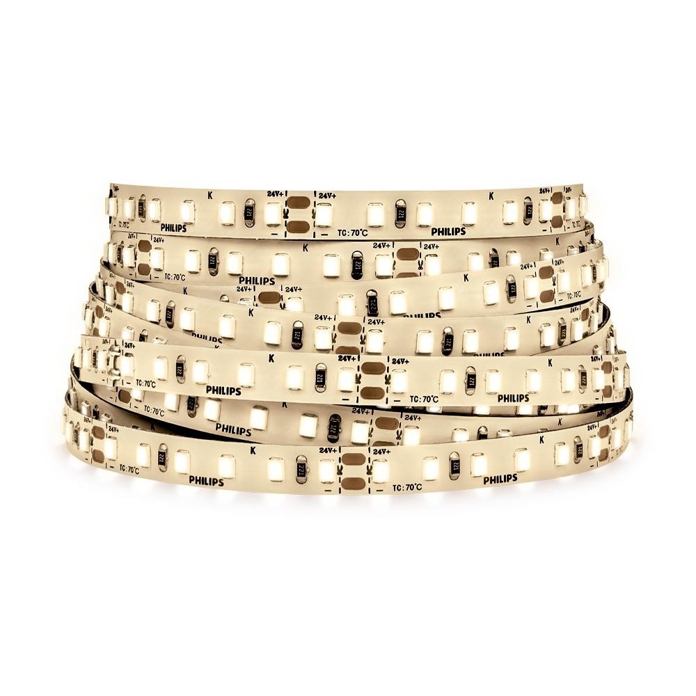 Fita LED Philips 15.5W 5 metros 24V 4000K 1600lm/m em Oferta na Shopee