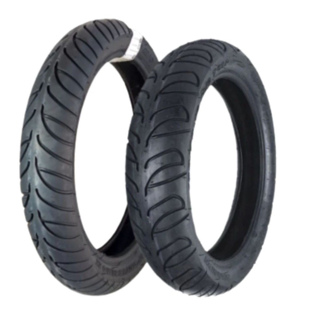 Par Pneu Para Moto Street Sportíssimo II 120/70-14 (T) e 100/80-14 (D) Maggion Para Uso Sem Câmara