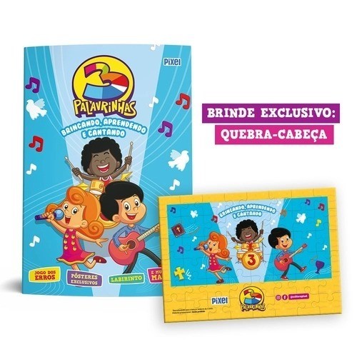 LIVRÃO da Turma 3 Palavrinhas: Brincando, Aprendendo E Cantando