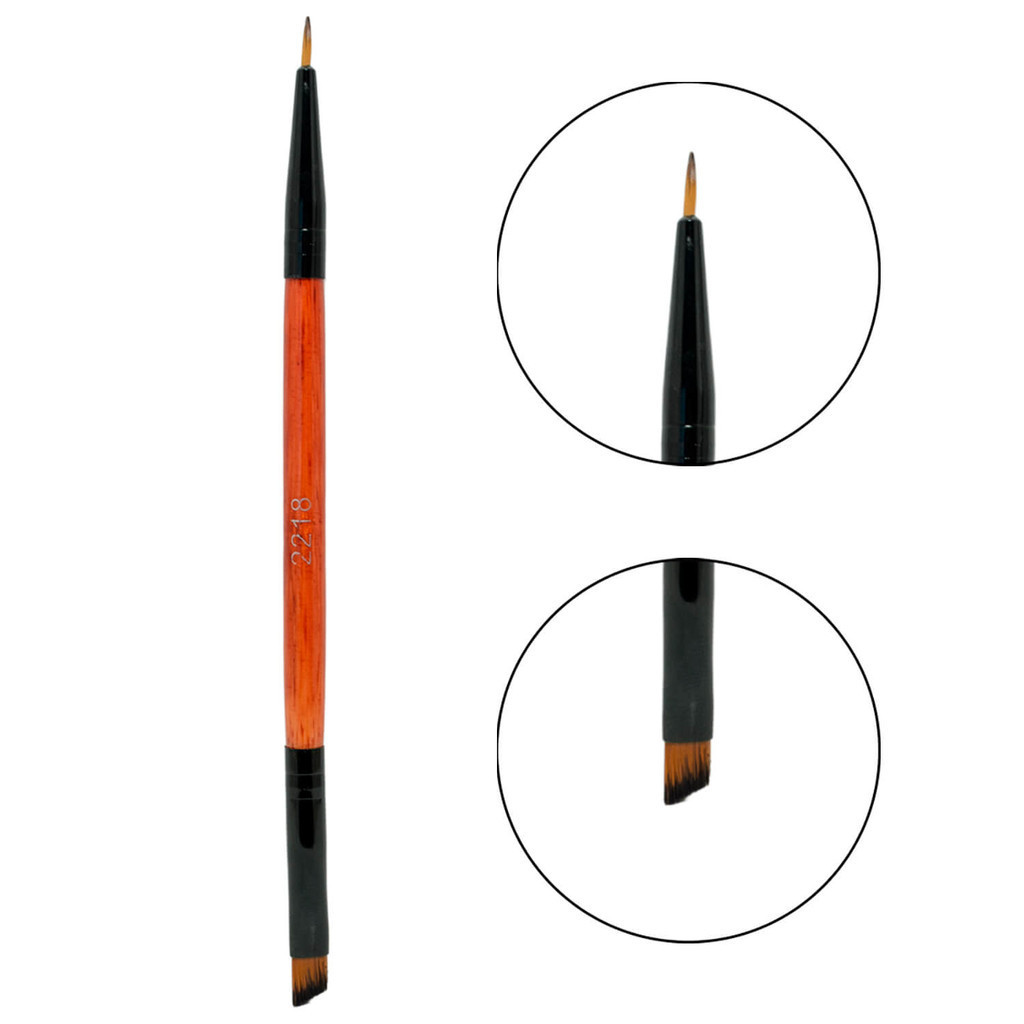 Pincel para Tintura de Cílios e Sobrancelhas Ponta dupla em Oferta na Shopee