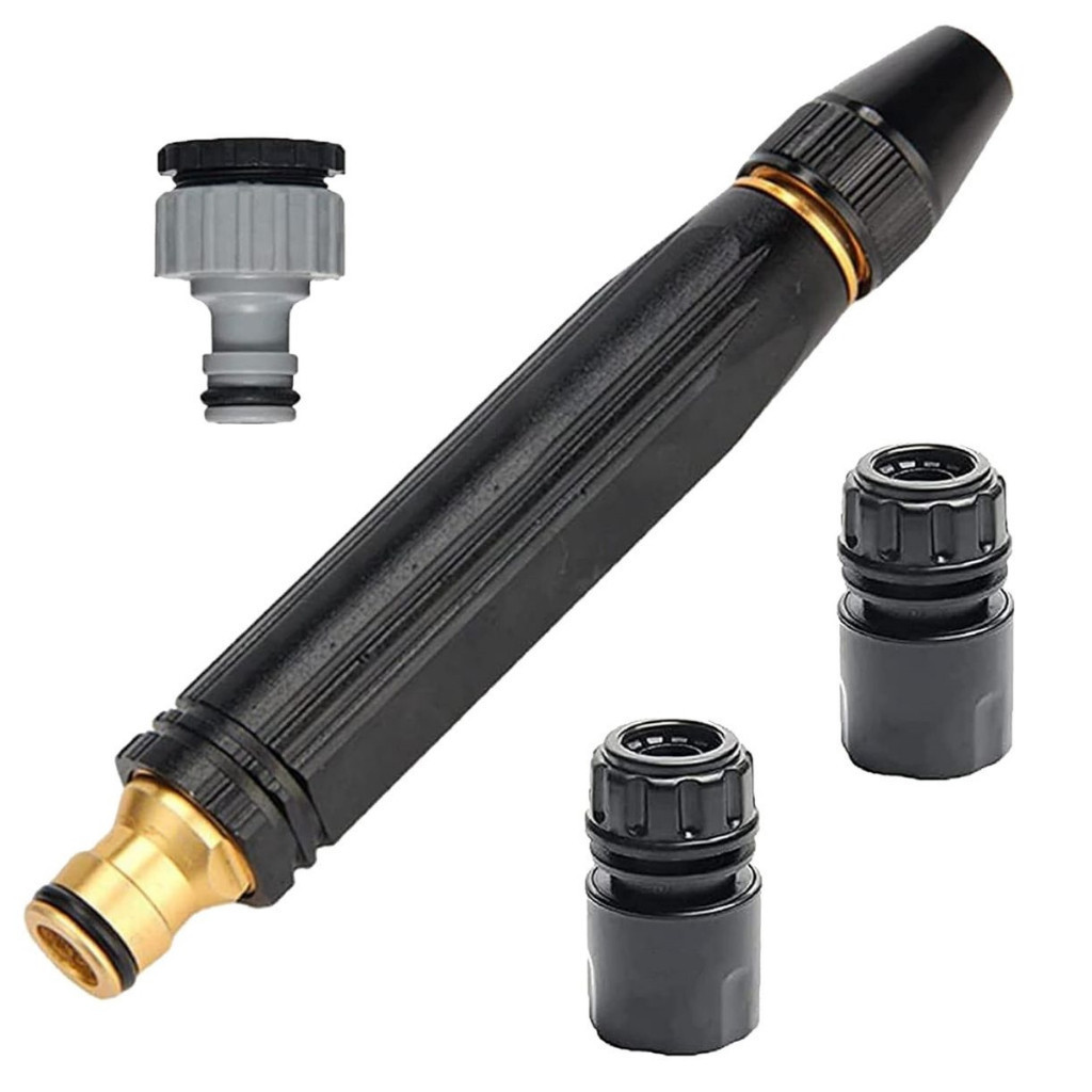 Pistola Bico para Mangueira Água Lavadora de Alta Pressão - Pulverizador Bico Portátil 3x1