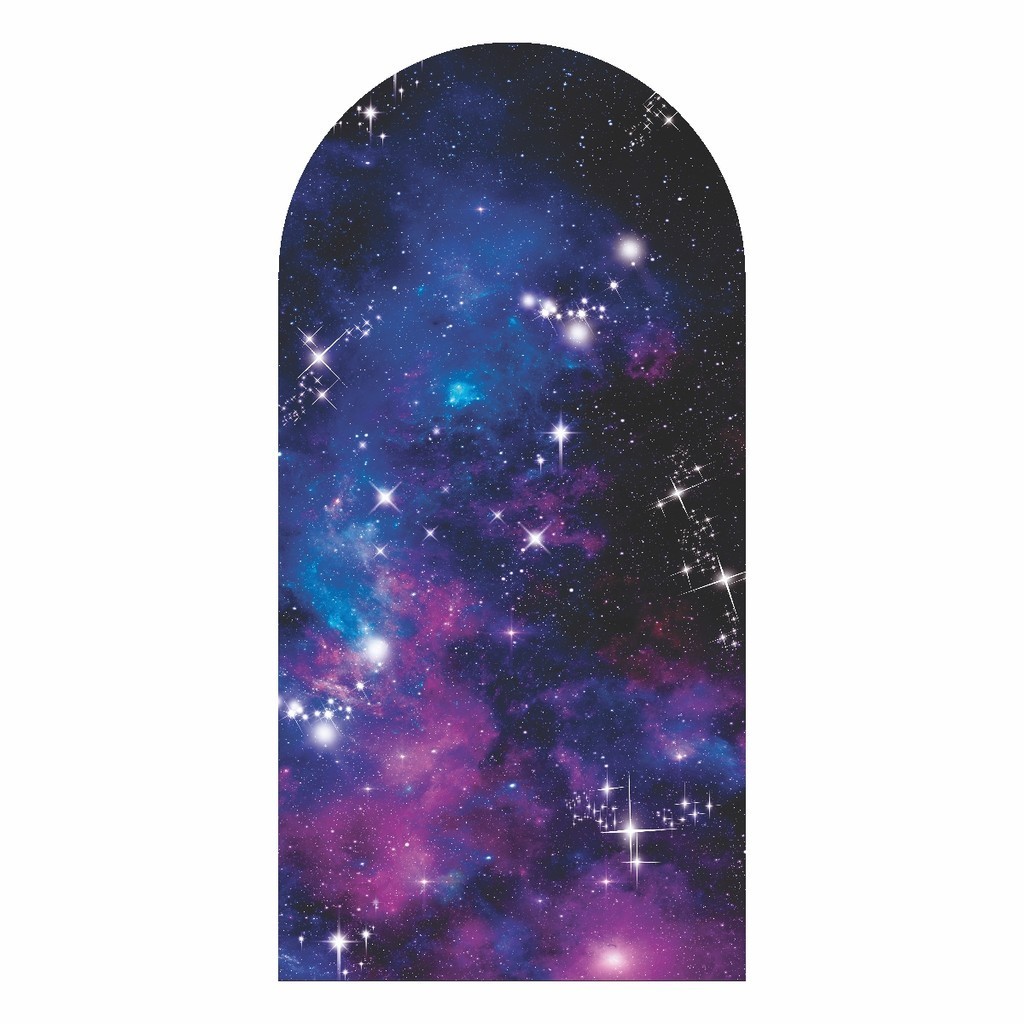 Painel Festa Decorativo Romano Galaxia 3D