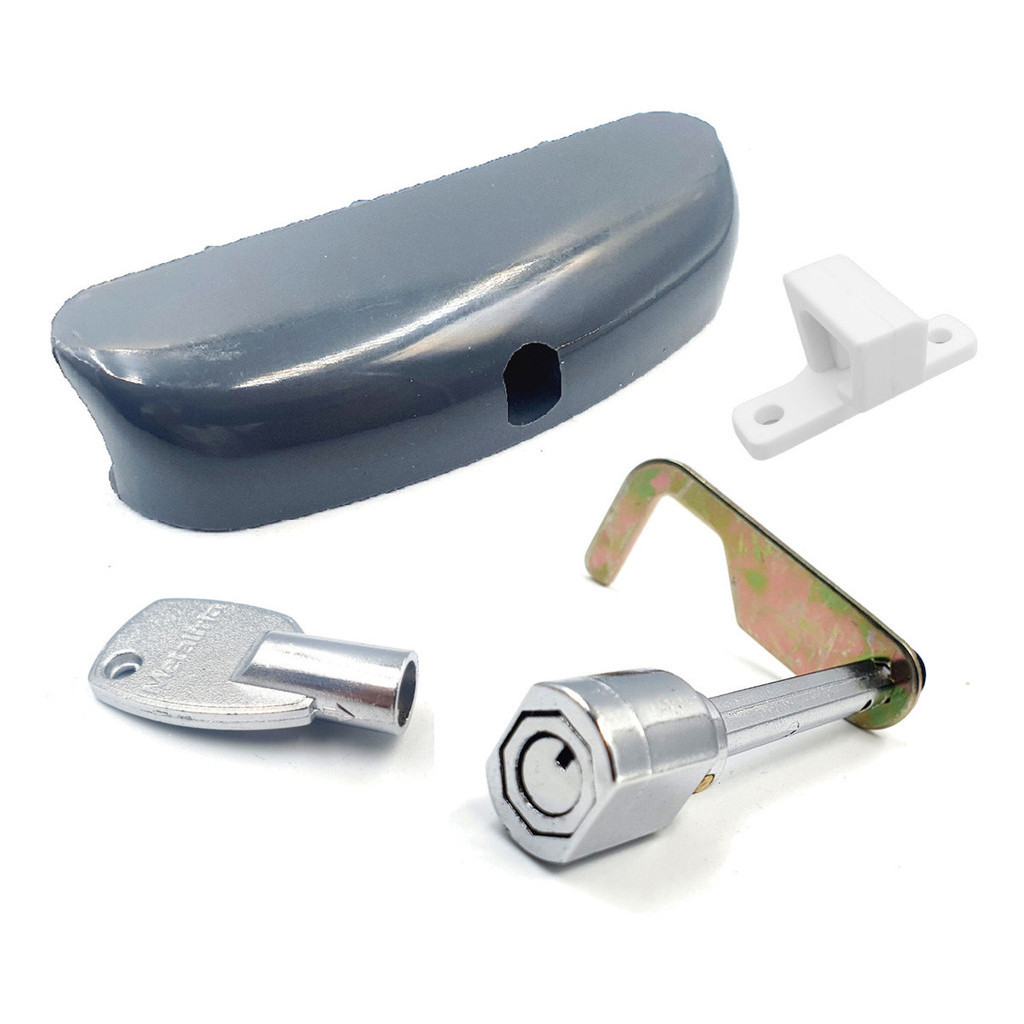 Puxador Completo Freezer Metalfrio Da420 550 Cinza Escuro