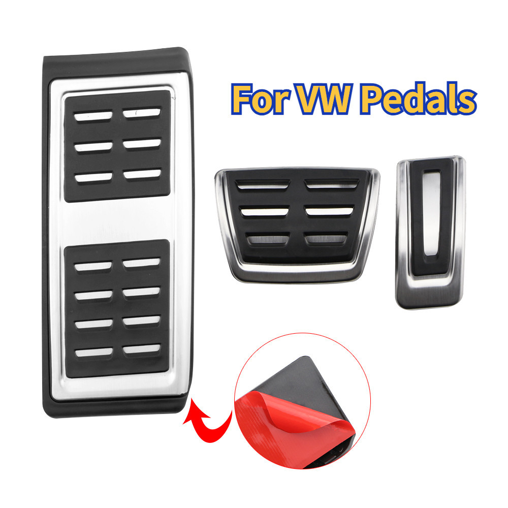 Pedais De Carro Para Volkswagen VW T-Roc cross Troc Tcross Golf 8 MK8 7 MK7 7.5 Capa Do Pedal De Freio A Gás De Aço