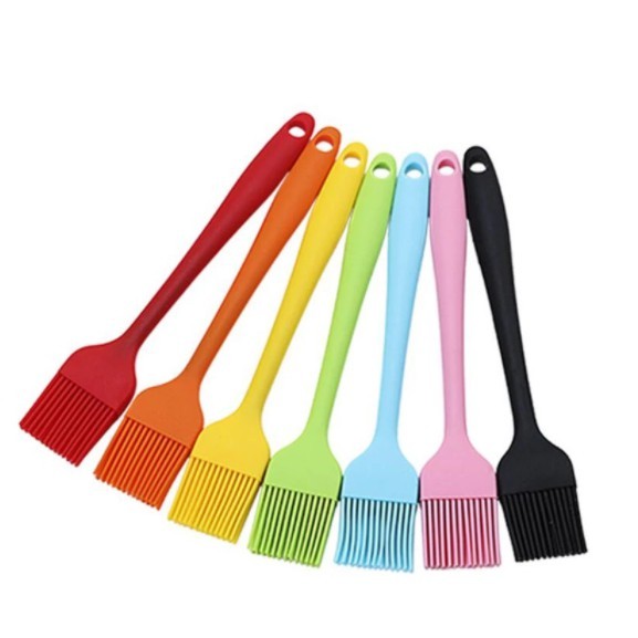 Pincel Culinário Silicone Cozinha 24cm Untar Forma Pincelar em Oferta na Shopee