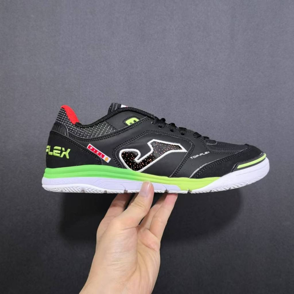 Chuteiras de Futsal Masculinas Top Flex IC Chuteiras de Futebol Tênis de Interior Branco Preto Azul