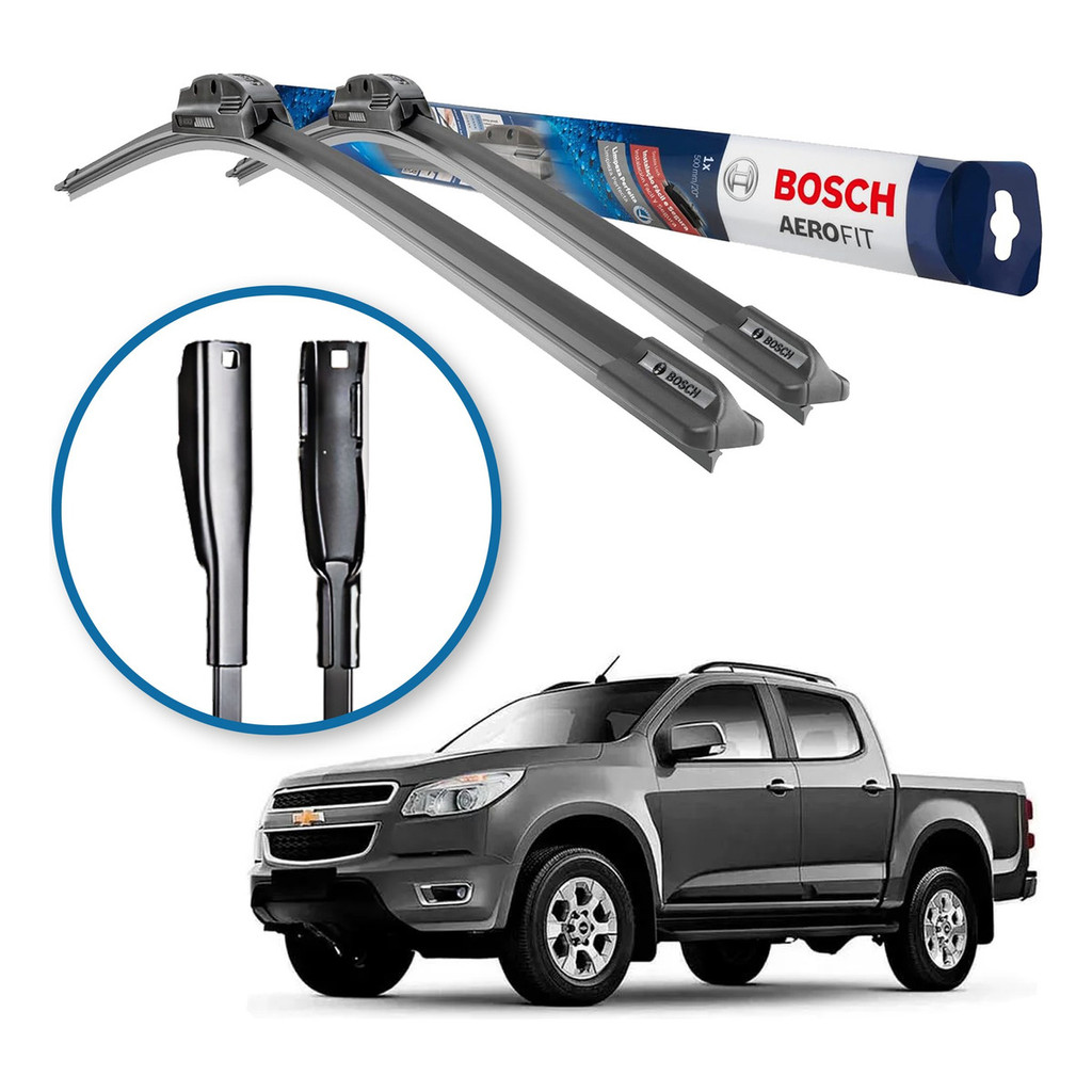 Par Palheta Parabrisa Bosch Gm S10 2013 2014 2015 2016 2017 2018 em Oferta na Shopee