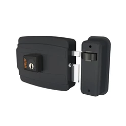 Fechadura Elétrica 40Mm Dentro Preto Fosco Stam