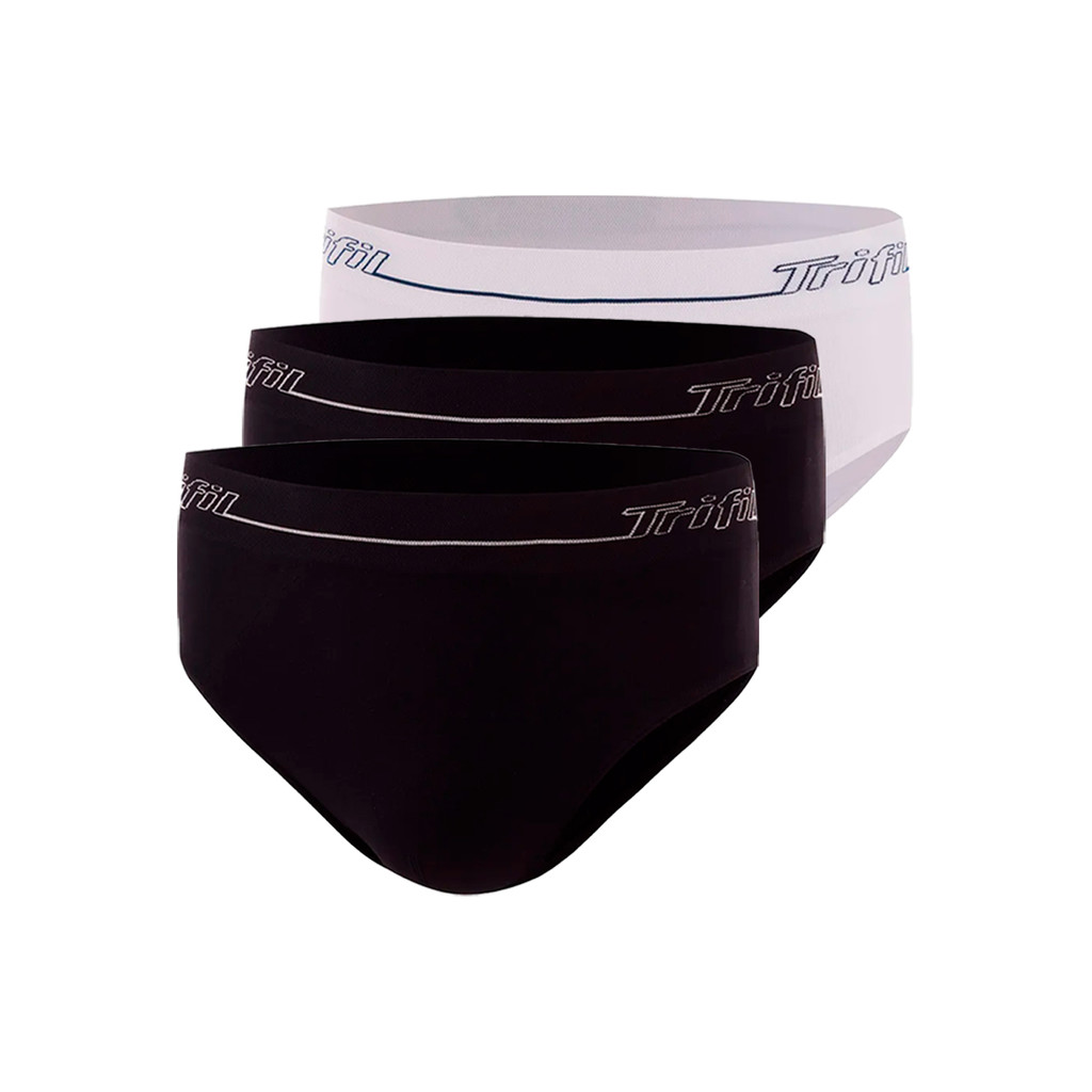 Kit com 3 Cuecas Slip Trifil 0543 Colorido em Oferta na Shopee