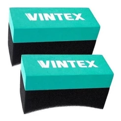 Kit 2 Aplicadores De Pneu Pretinho Produtos P/ Pneus Vintex