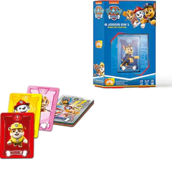 Jogo Patrulha Canina: 6 Jogos Em 1 / Jogos Divertidos - Copag 31362