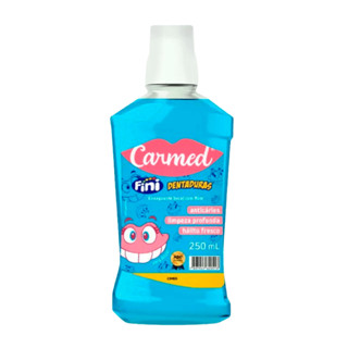Carmed Dentaduras Fini Enxaguante Bucal Com Flúor 250ml