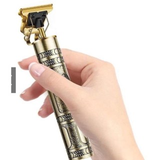 Maquininha Cortar Cabelo Barba Acabamento Aparar Retro Buda Profissional (ML CAIXA AZUL)my