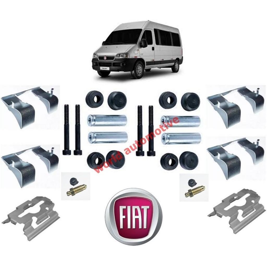 Kit Pinos Molas Pinça Fr Diant Tras Ducato Boxer Aro16 2 Rd