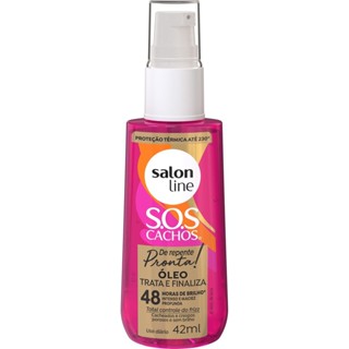 Óleo Reparador SOS Cachos De Repente Pronta Salon Line 42ml em Oferta na Shopee