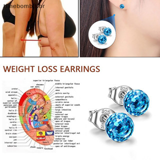 Novos Brincos Magnéticos De Emagrecimento 1Pair Perda De Peso Relaxamento Corporal Massagem De Orelha Studs .
