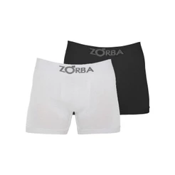 Kit 2 Cuecas Boxer Zorba Algodão Seamless Colorido Ref 781