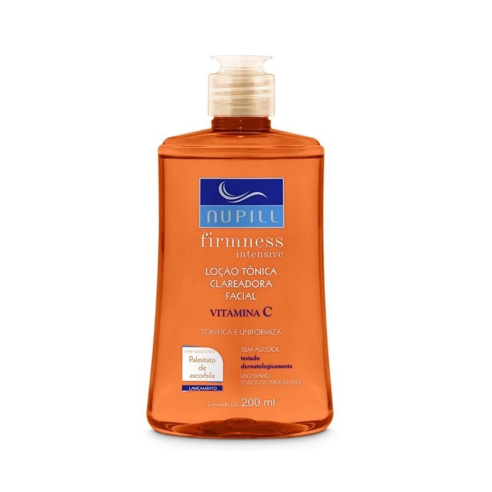 Loção Tônica Facial Nupill Clareadora Vitamina C Firmness Intensive 200Ml em Oferta na Shopee