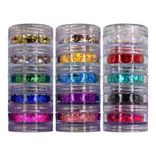 Glitter Glow Power Formatos Kit com 5 Cores em Oferta na Shopee