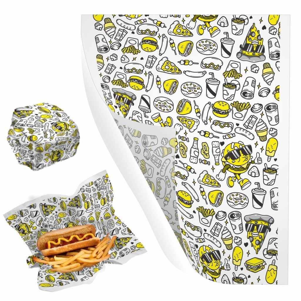 Papel Acoplado - FastFood Style - (500 Unidades) em Oferta na Shopee
