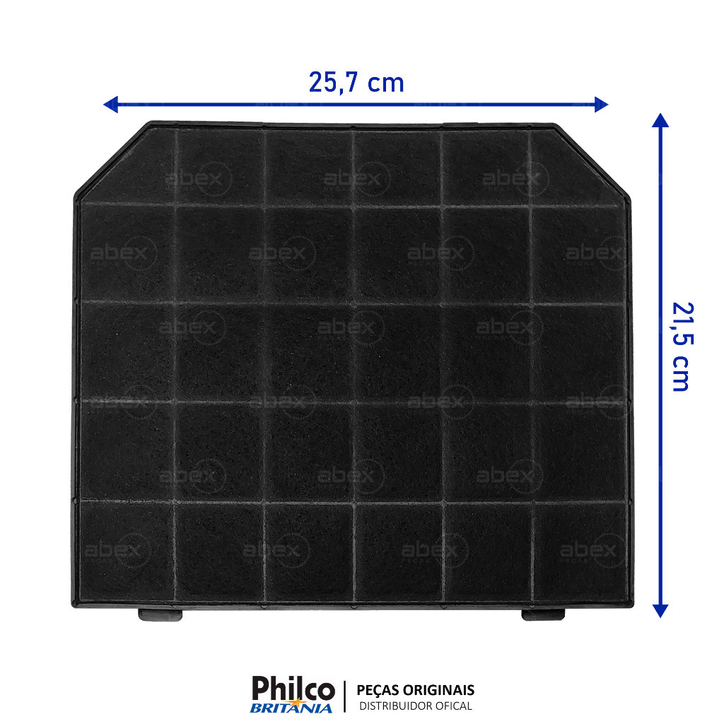 Filtro Carvão Ativo Para Coifa Philco Pco60I Pco90I Pco60G Pco90G Original