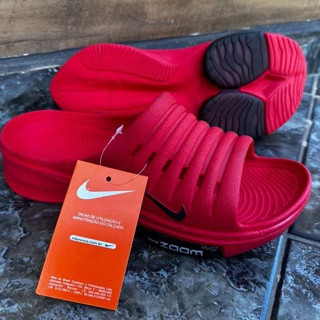 Chinelo Slide Masculino Vermelho Confortável Bolha Macio Garanta o seu - Confira ofertas