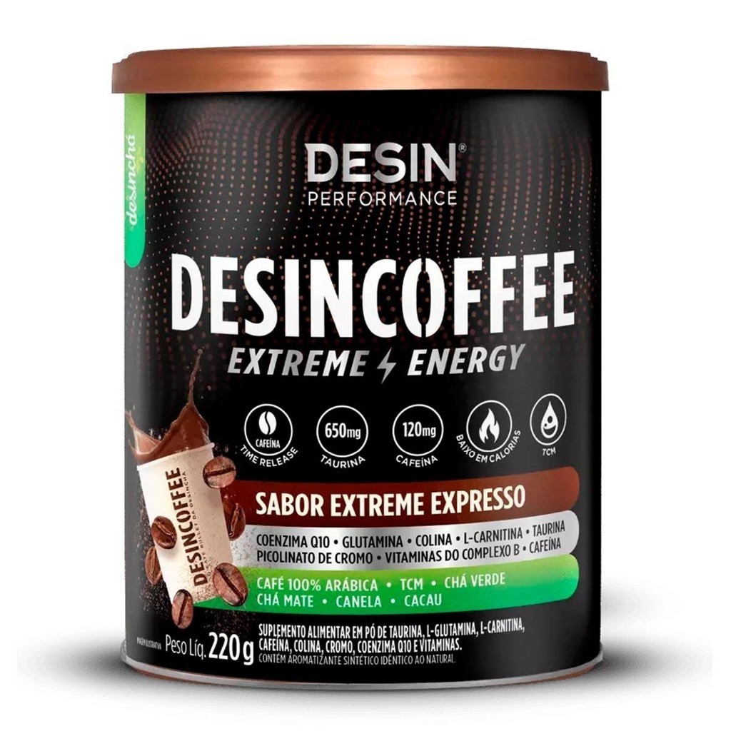 Desincoffee Extreme Energy Café Expresso - Desinchá Sabor Expresso