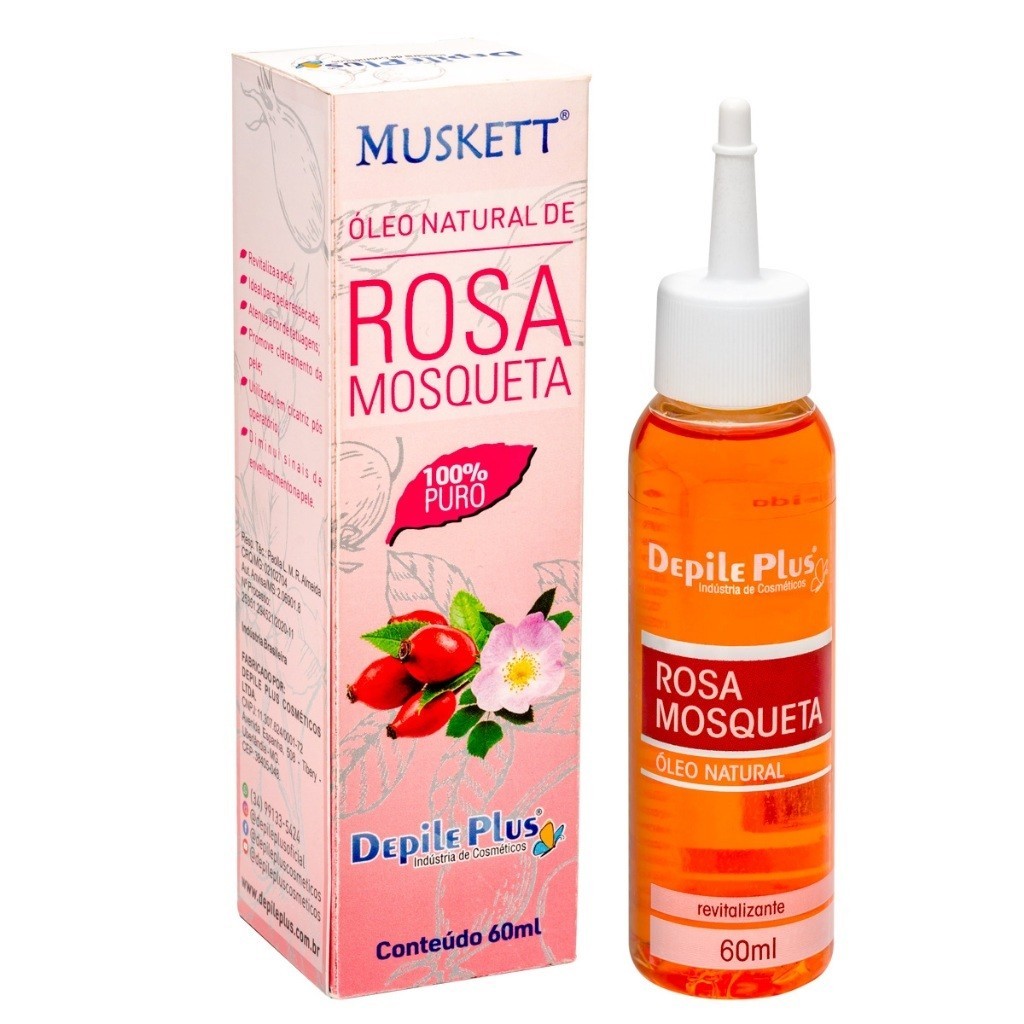 Óleo de Rosa Mosqueta Corporal Depile Plus 60ml Regenerador