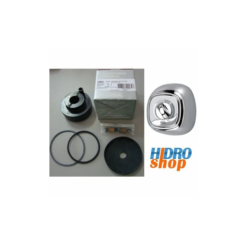 Resistência Encapsulada Cardal  RE039 Aquecedor Central El 220v 8200w Com Pistão Borracha - RE039K100