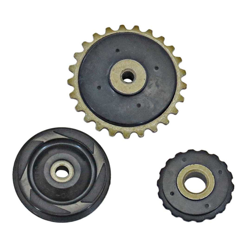 Kit Tensor Guia Rolete Corrente de Comando Biz 100 Pop 100 Deam 100 Web 100 Shineray Jet Phoenix 50