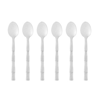 6 Colheres para Sobremesa Lyor Bambu Elegant de Aço Inox em Oferta na Shopee