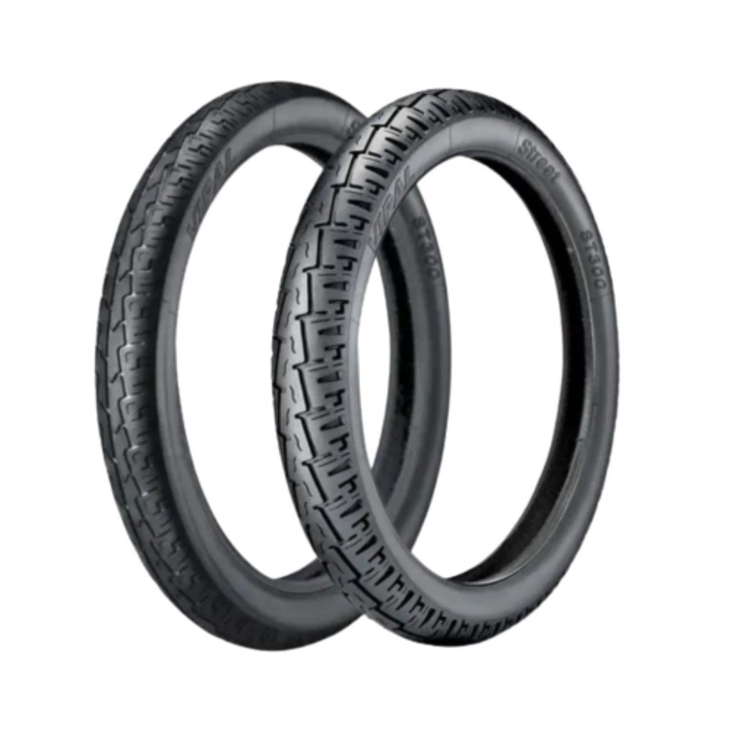 Pneus para Moto Vipal 90/90-18 (T) 275-18 Dianteiro - Modelo ST300 Com Câmara/Compatível Titan,Fan