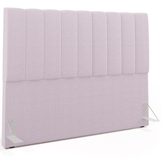 Cabeceira Cama Box Casal 140 cm Dália W01 Bouclê Rosê - Lyam Decor em Oferta na Shopee