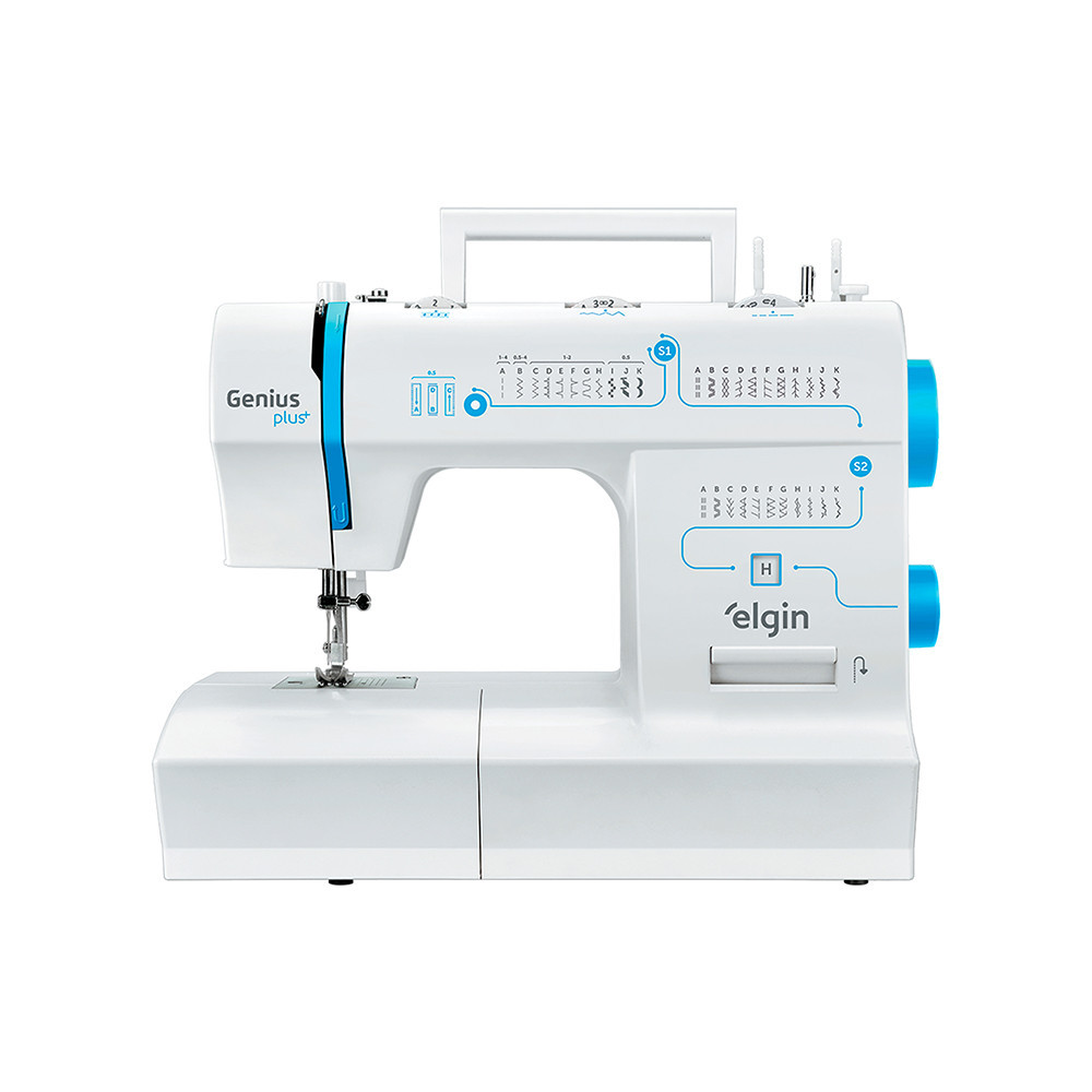 Máquina de Costura Genius Plus Elgin 31 Pontos 220V JX4035 em Oferta na Shopee