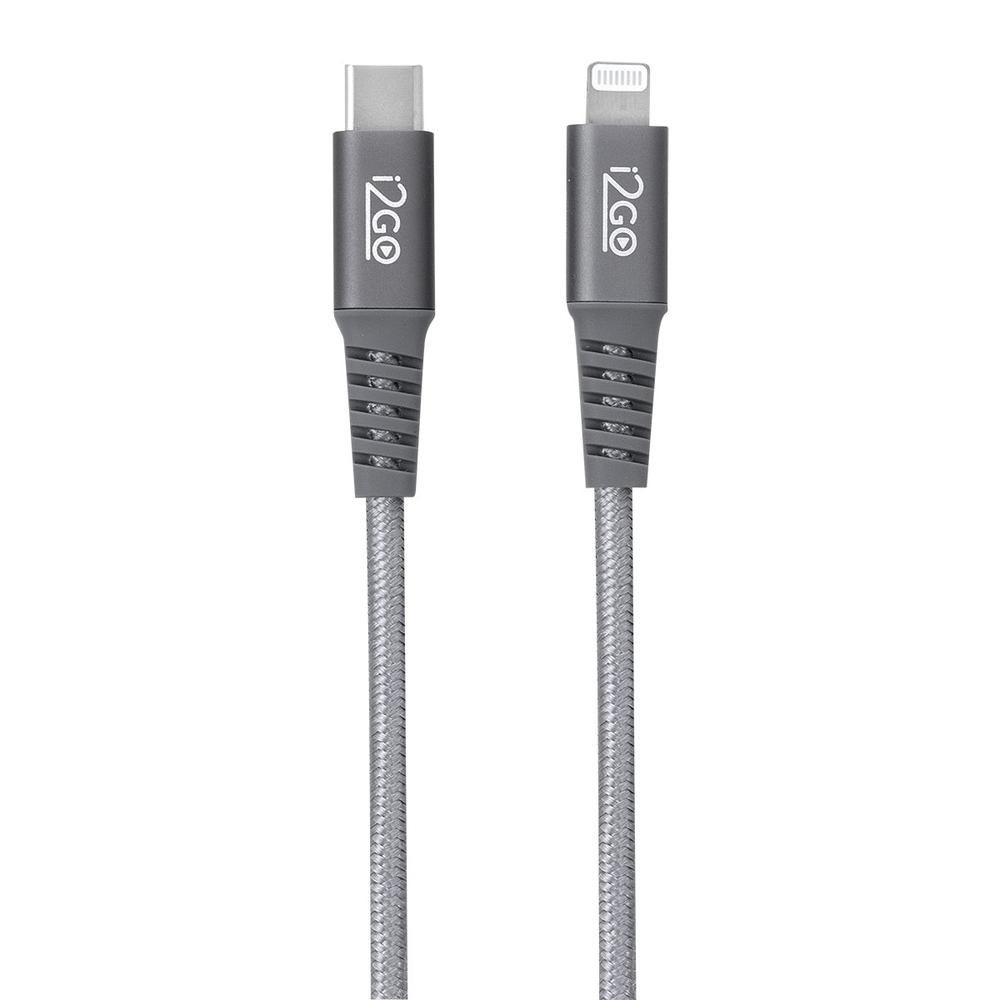 Cabo USB-C + Lightning i2GO Certificado Mfi 2m 3a Chumbo em Oferta na Shopee