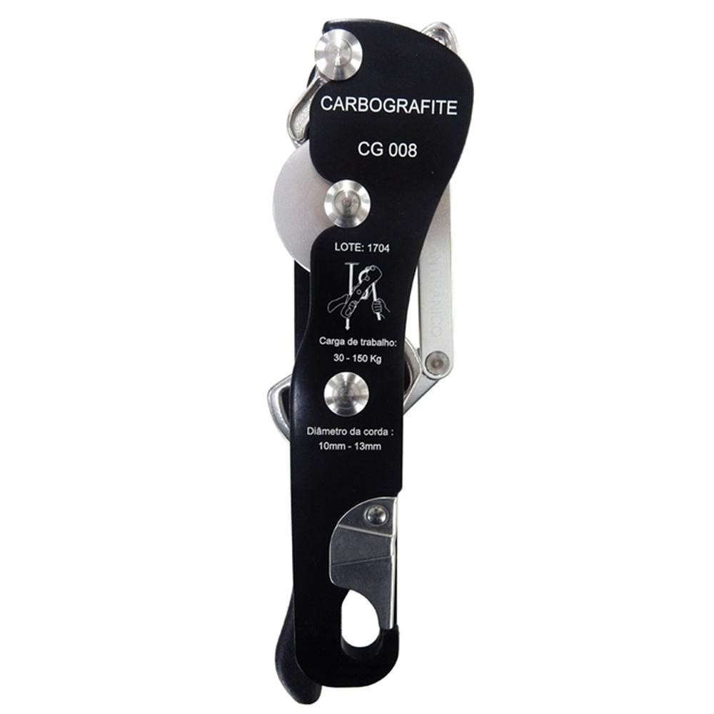 Descensor Antipanico Carbografite CG008 Em Alumínio Para Corda de 10 a 13MM