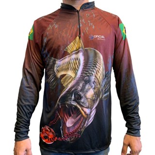 Camisa de Proteção Solar UV Traíra - Oficial da Pesca