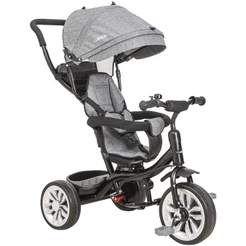 Triciclo Giratório Kiddo 360° Cinza