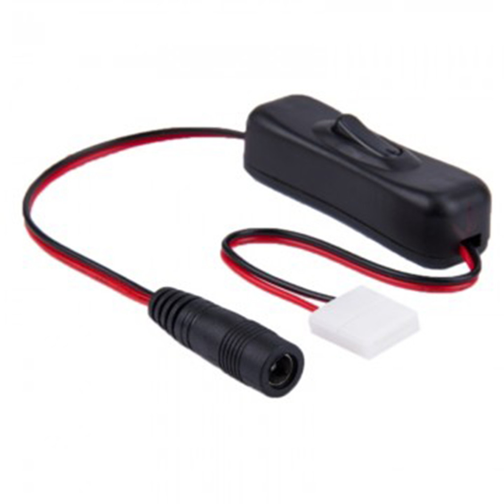 Interruptor Botão Liga Desliga P4 Fêmea Fita Led 10mm 12v - 1 Unidade